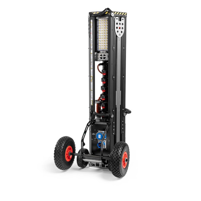 Roti suplimentare teren accidentat pentru turnurile de lumina temporara Baselight 